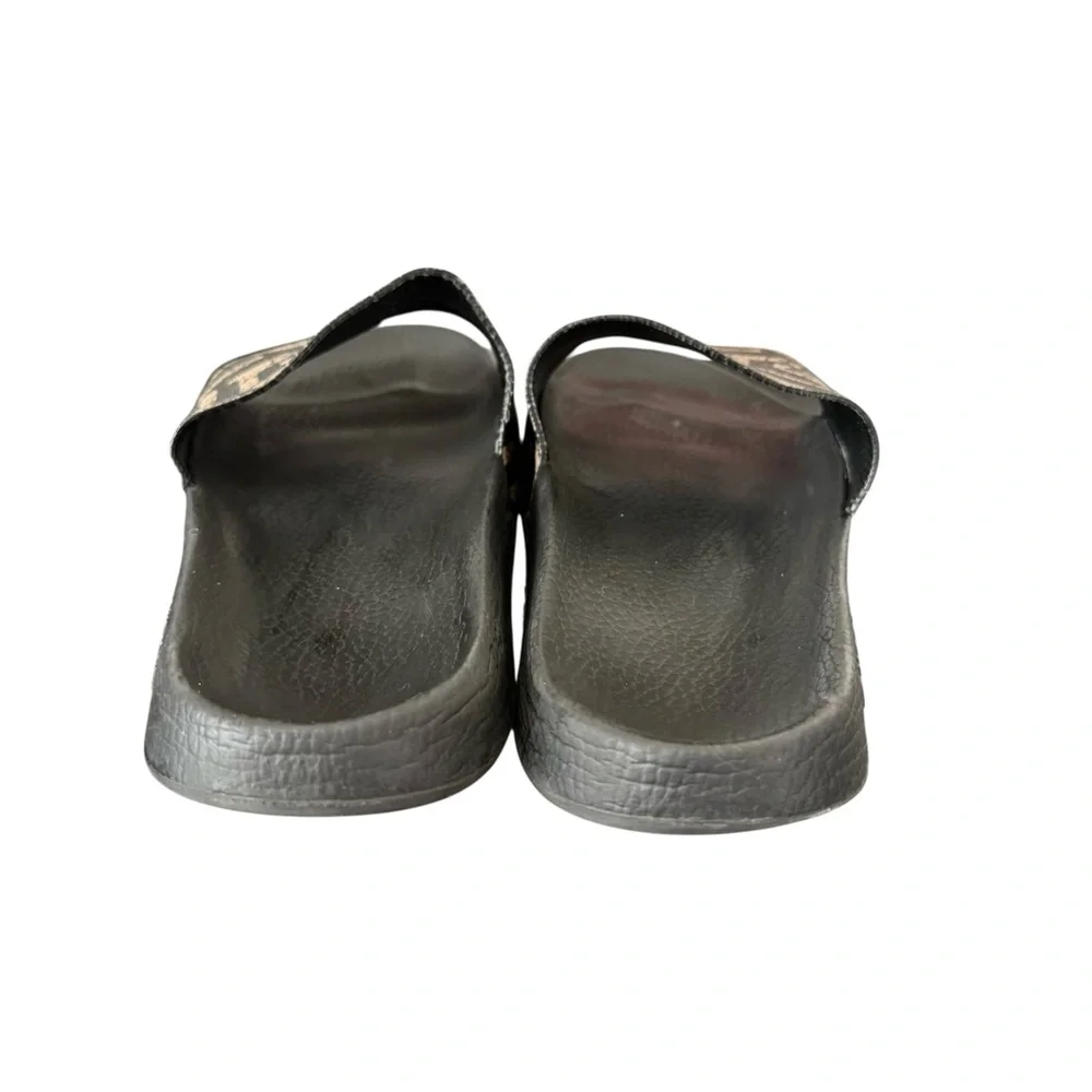 GUCCI GG Supreme Caleido Slides Sandals Mens